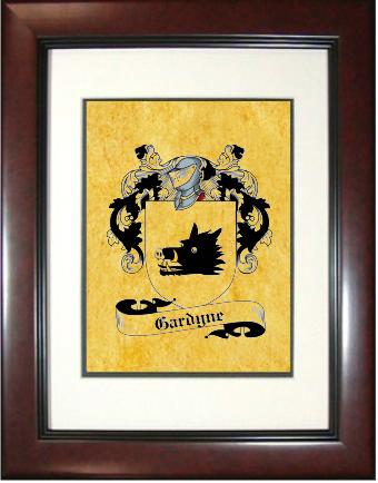 Gardyne Coat of Arms Framed Print