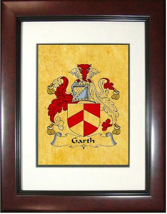 Garth Coat of Arms Framed Print