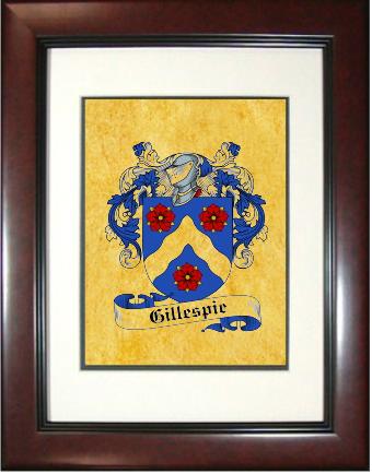Gillespie Coat of Arms Framed Print