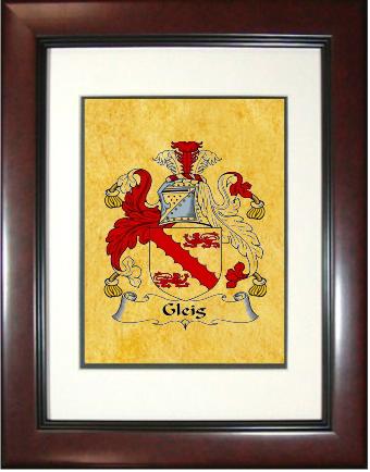 Gleig Coat of Arms Framed Print