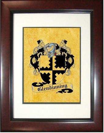 Glendinning Coat of Arms Framed Print