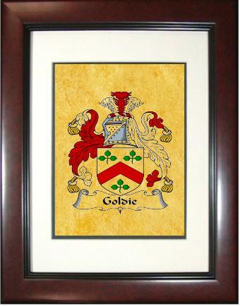 Goldie Coat of Arms Framed Print