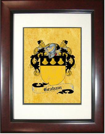 Graham Coat of Arms Framed Print