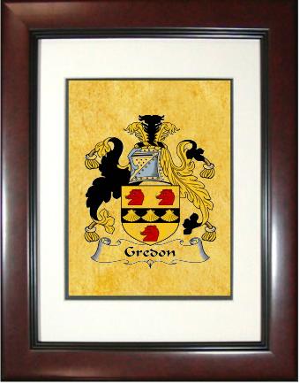 Gredon Coat of Arms Framed Print
