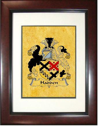 Hadden Coat of Arms Framed Print