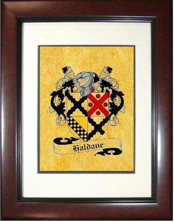 Haldane Coat of Arms Framed Print