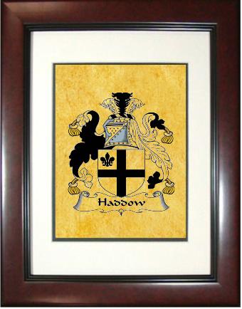 Haddow Coat of Arms Framed Print
