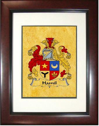Hamil Coat of Arms Framed Print