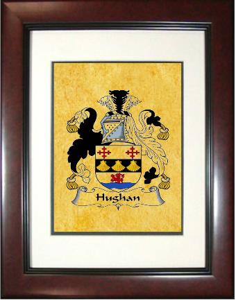Hughan Coat of Arms Framed Print