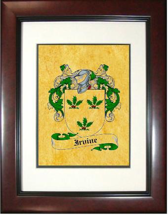 Irvine Coat of Arms Framed Print
