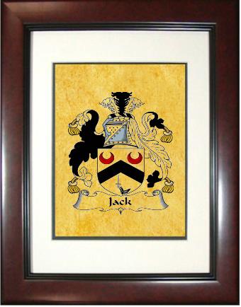 Jack Coat of Arms Framed Print