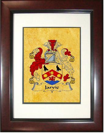 Jarvie Coat of Arms Framed Print