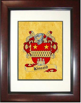 Kincaid Coat of Arms Framed Print