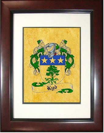 Kyd Coat of Arms Framed Print