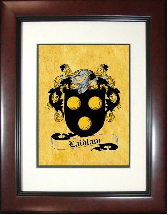 Laidlaw Coat of Arms Framed Print