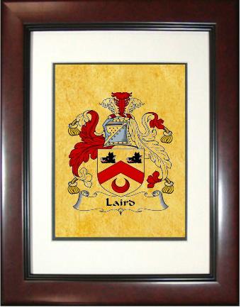 Laird Coat of Arms Framed Print
