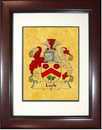 Leck Coat of Arms Framed Print