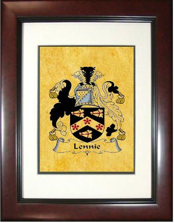 Lennie Coat of Arms Framed Print
