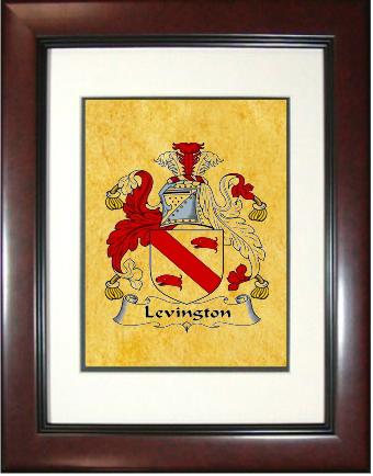 Levington Coat of Arms Framed Print