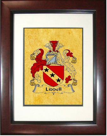 Liddell Coat of Arms Framed Print