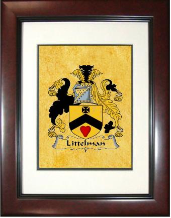 Littelman Coat of Arms Framed Print