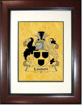 Loudon Coat of Arms Framed Print