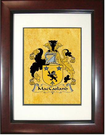 Maccasland Coat of Arms Framed Print