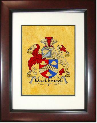 Macclintock Coat of Arms Framed Print