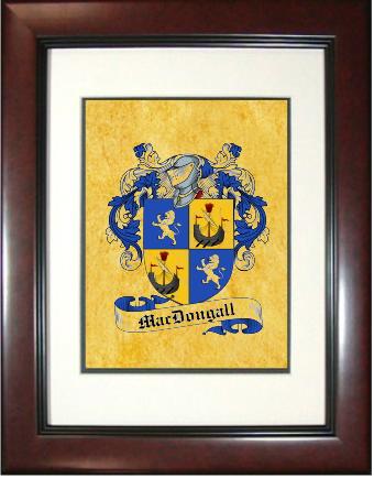 Macdougall Coat of Arms Framed Print