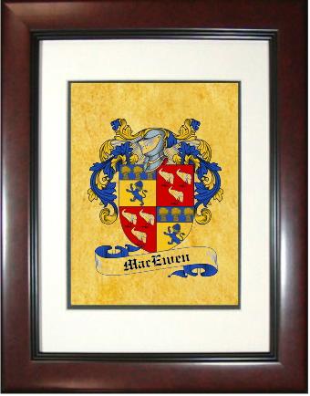 Macewen Coat of Arms Framed Print
