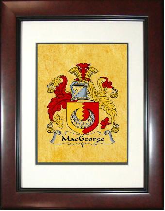 Macgeorge Coat of Arms Framed Print