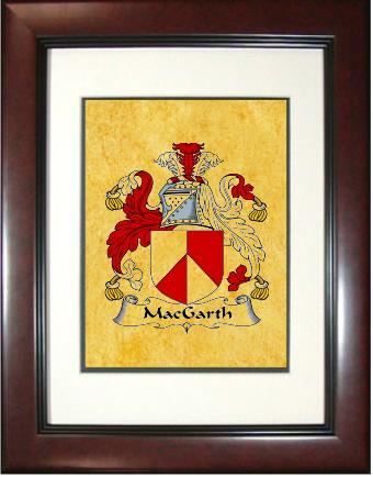 Macgarth Coat of Arms Framed Print
