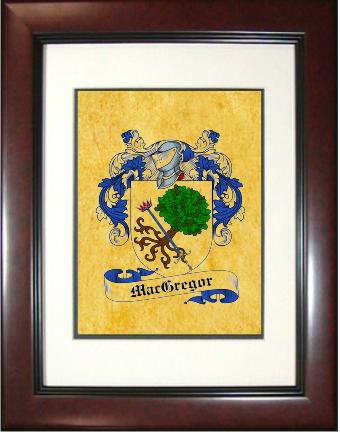 Macgregor Coat of Arms Framed Print