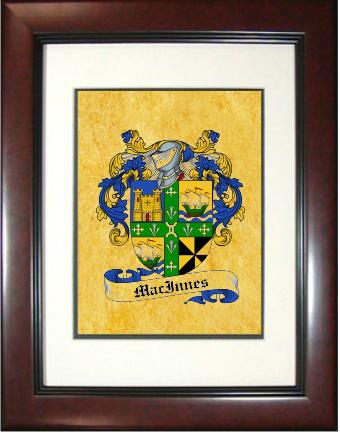 Macinnes Coat of Arms Framed Print