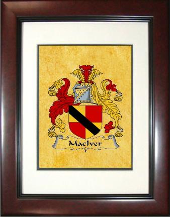 Maciver Coat of Arms Framed Print