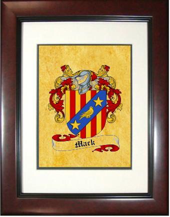 Mack Coat of Arms Framed Print