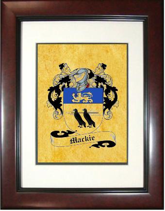 Mackie Coat of Arms Framed Print