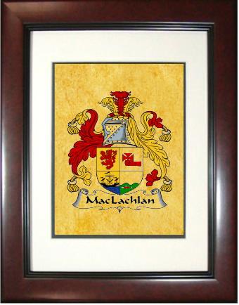 Maclachlan Coat of Arms Framed Print