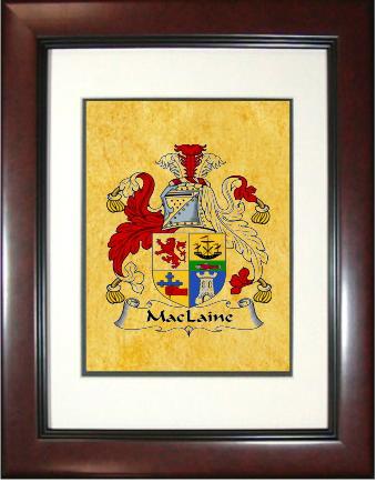 Maclaine Coat of Arms Framed Print