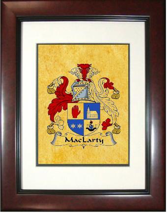 Maclarty Coat of Arms Framed Print