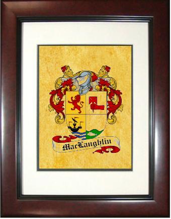 Maclaughlin Coat of Arms Framed Print