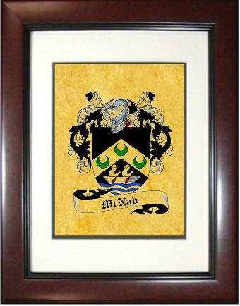Macnab Coat of Arms Framed Print