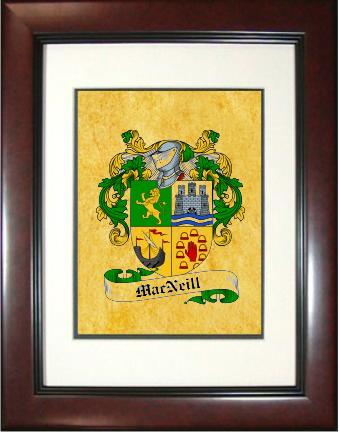 Macneill Coat of Arms Framed Print