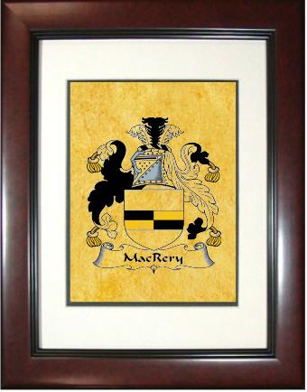 Macrery Coat of Arms Framed Print