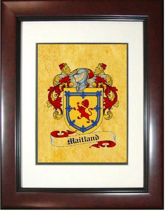 Maitland Coat of Arms Framed Print