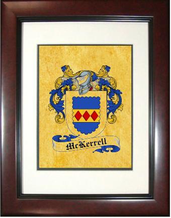 Mckerrell Coat of Arms Framed Print
