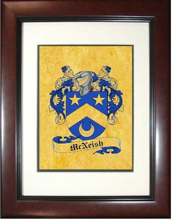 Mcneish Coat of Arms Framed Print