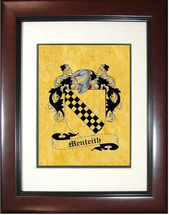 Menteith Coat of Arms Framed Print