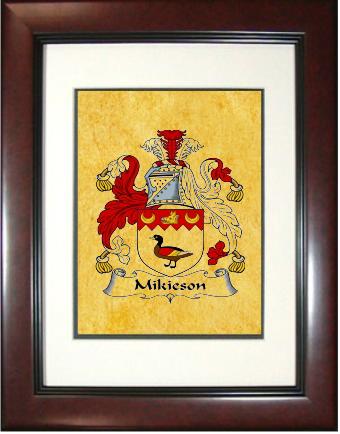 Mikieson Coat of Arms Framed Print