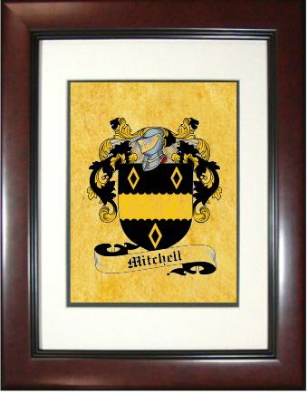 Mitchell Coat of Arms Framed Print
